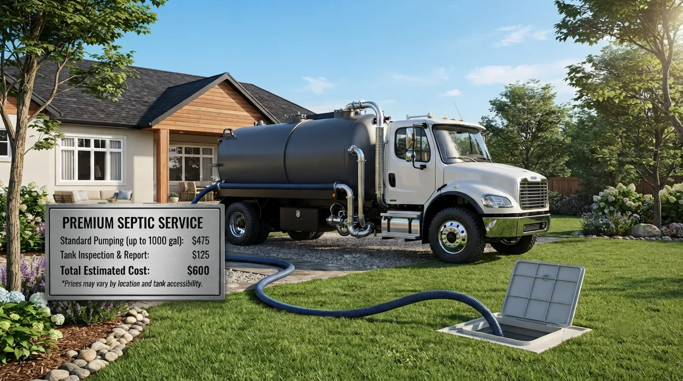 Septic Tank Pumping Cost in Orem, UT